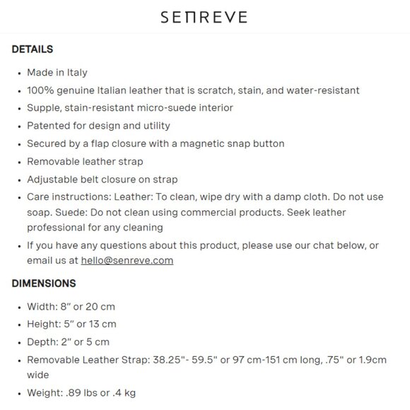 Senreve Aria belt bag in Chablis - Picture 7 of 7